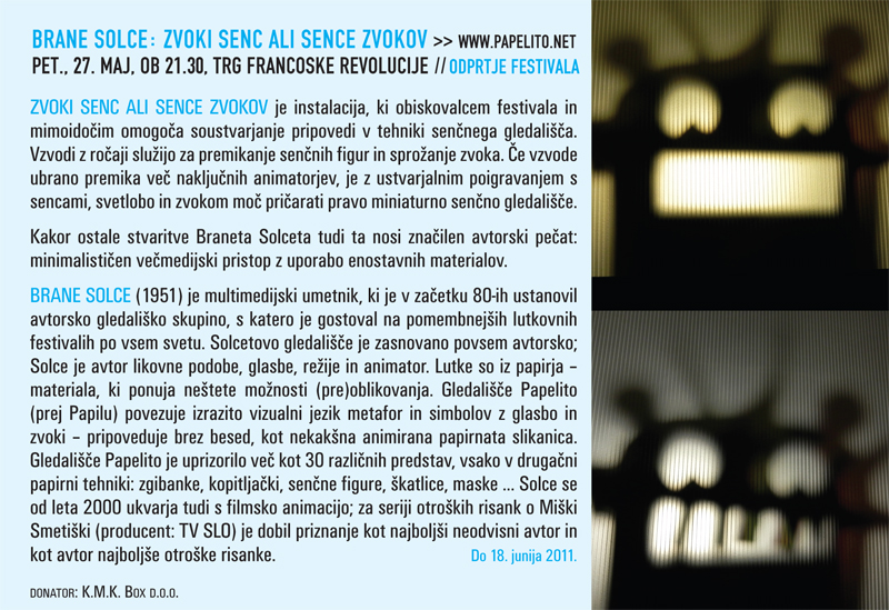 brane
                  Solce: Zvoki senc ali sence zvokov