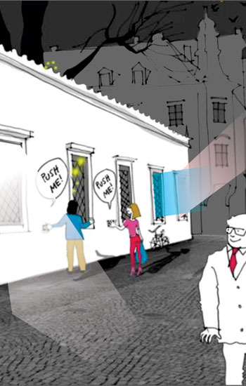 Fakulteta
za arhitekturo: Samo za vogal poglej