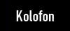 Kolofon