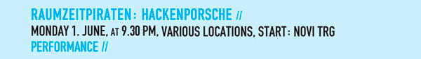 RaumZeitPiraten: HackenPorsche