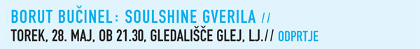 Borut
                  Bucinel: Soulshine gverila